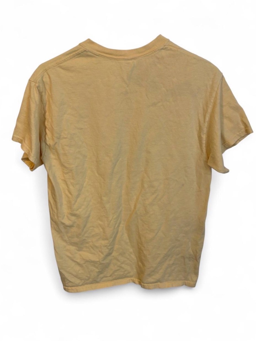 Gildan Pale Yellow Short Sleeve “Band” Graphic Tee - Picture 4 of 6
